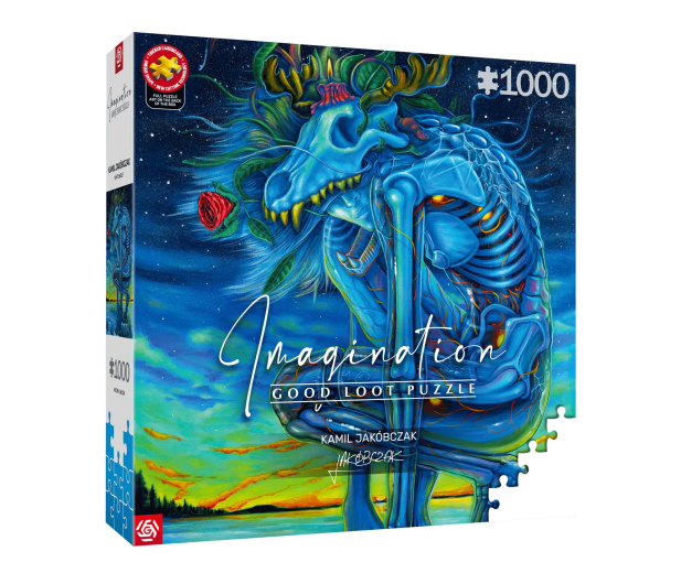 Good Loot Imagination Puzzle: Kamil Jakóbczak Biały Wilk / White Wolf - 1352595 - zdjęcie